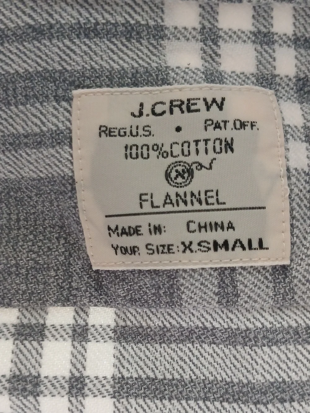 J. Crew Gray Plaid A-Line Button-Front Skirt